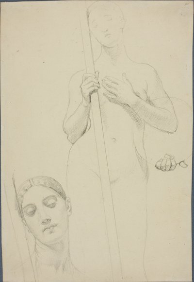 Studie door Jean Auguste Dominique Ingres