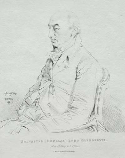 Sylvester Lord Glenbervie door Jean Auguste Dominique Ingres