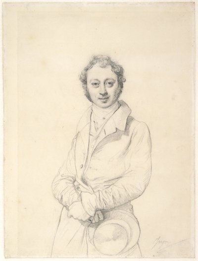 De archeoloog Désiré-Raoul Rochette door Jean Auguste Dominique Ingres