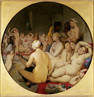 Het Turkse bad door Jean Auguste Dominique Ingres