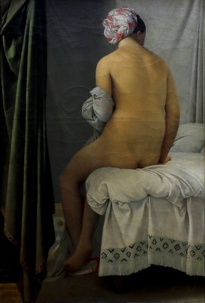 De baadster door Jean Auguste Dominique Ingres
