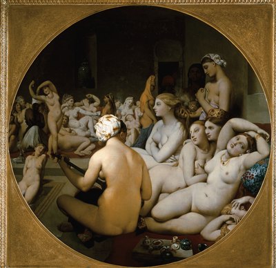 Turks bad door Jean Auguste Dominique Ingres