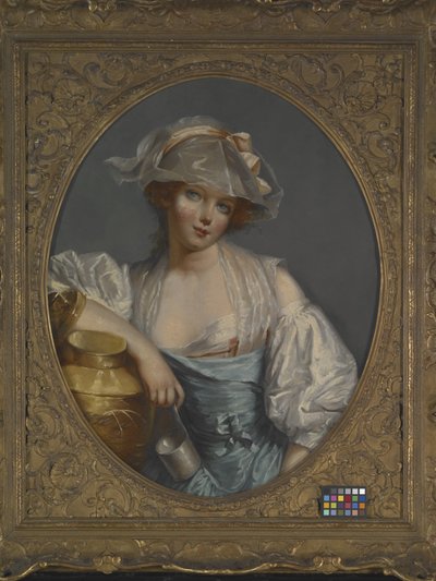 Een jonge meid door Jean Baptiste (school of) Greuze