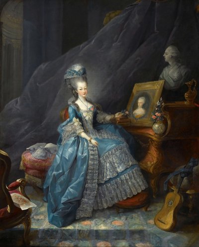 Prinses Maria Theresa van Savoye 1756-1805 door Jean Baptiste André Gautier Dagoty