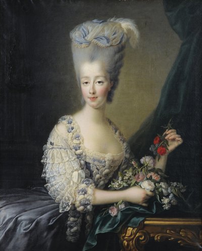 Prinses Maria Theresa van Savoye, gravin van Artois door Jean Baptiste André Gautier Dagoty