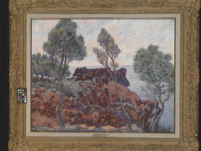 Agay - Les Roches Rouges door Jean Baptiste Armand Guillaumin