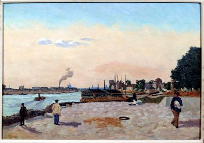 Bercy-dok rond 1874 door Jean Baptiste Armand Guillaumin