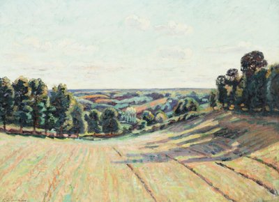 Heuvelachtig Landschap in La Creuse door Jean Baptiste Armand Guillaumin