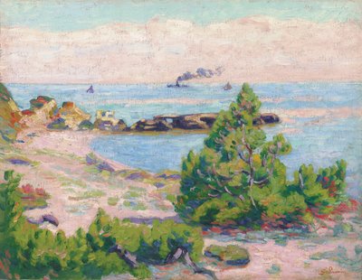 Saint Palais, Pointe de la Perriere, ca. 1893 door Jean Baptiste Armand Guillaumin