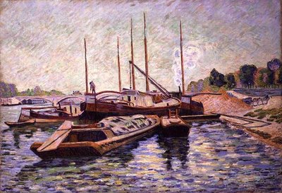 De Seine bij Charenton-le-Pont, ca. 1885 door Jean Baptiste Armand Guillaumin