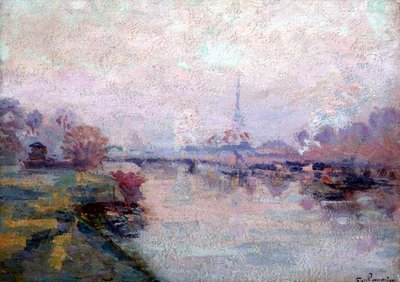 De Seine in Parijs door Jean Baptiste Armand Guillaumin