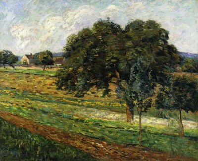 Bomen en bloemen, Damiette platteland door Jean Baptiste Armand Guillaumin