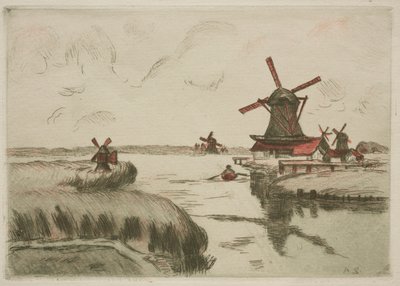Uitzicht vanaf Saardam, 1909 door Jean Baptiste Armand Guillaumin