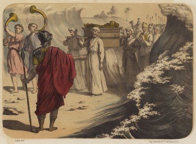 Oversteek van de Jordaan door Jean Baptiste Auguste Leloir