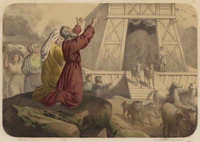 Uitgang van de Ark door Jean Baptiste Auguste Leloir