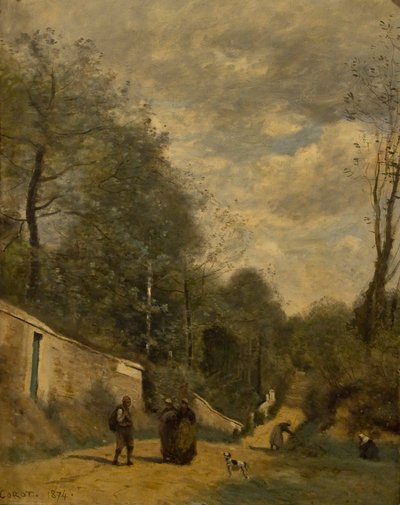 Een weg in Ville d