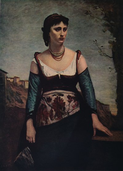 Agostina, 1866 door Jean Baptiste Camille Corot