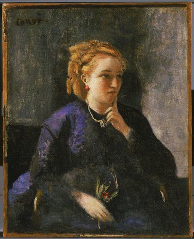 Frans:  Portrait de femme Portret van een vrouw