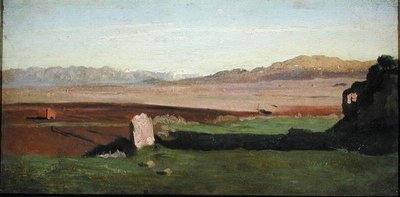 Italiaans Landschap, c.1826 door Jean Baptiste Camille Corot