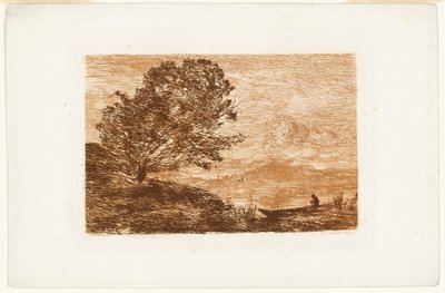 Meer in Tirol door Jean Baptiste Camille Corot
