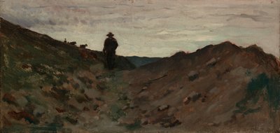 Landschap met Figuur door Jean Baptiste Camille Corot