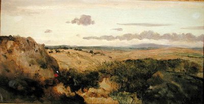 Berglandschap, c.1855-60 door Jean Baptiste Camille Corot