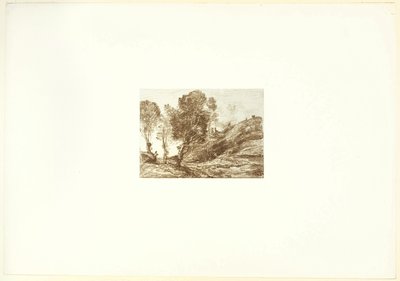 Herinnering aan Italië door Jean Baptiste Camille Corot