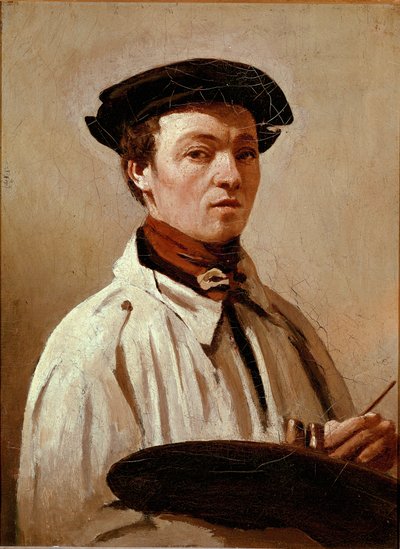 Zelfportret door Jean Baptiste Camille Corot