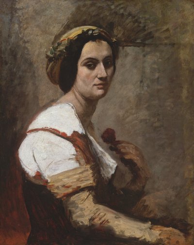 Sibylle, c.1870 door Jean Baptiste Camille Corot