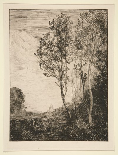 Souvenir door Jean Baptiste Camille Corot