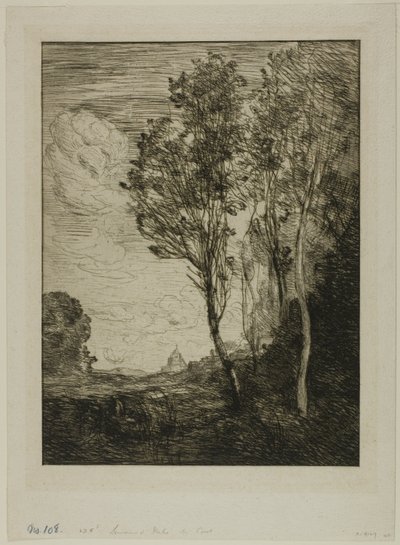 Souvenir van Italië door Jean Baptiste Camille Corot