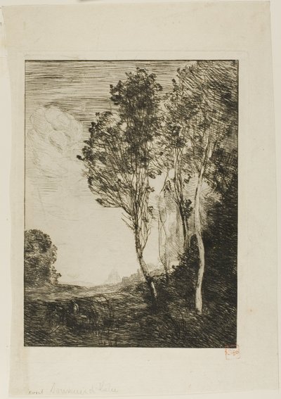 Souvenir van Italië door Jean Baptiste Camille Corot