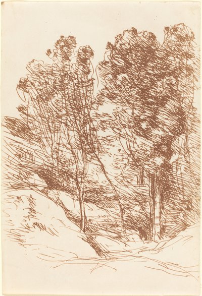 Herinnering aan de Sole Vallei door Jean Baptiste Camille Corot