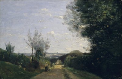 De omgeving van Parijs door Jean Baptiste Camille Corot