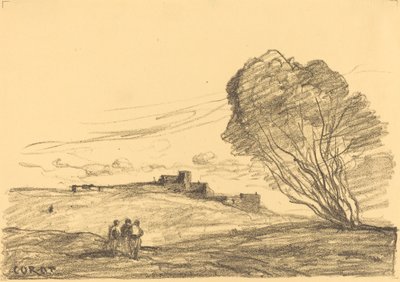 Het Geïsoleerde Fort door Jean Baptiste Camille Corot