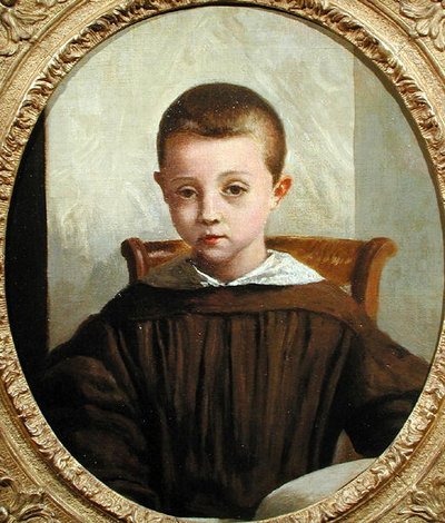 De zoon van M. Edouard Delalain, c.1845-50 door Jean Baptiste Camille Corot