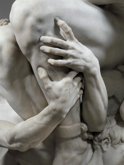 (detail) Ugolino en zijn zonen door Jean Baptiste Carpeaux
