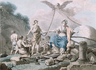 Allegorie van de Bevrijding van Slaven door Jean Baptiste Chapuy