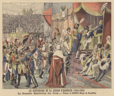 Eeuwfeest van het Legioen van Eer (1804-1904) door Jean Baptiste Debret