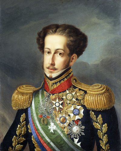 Dom Pedro I, Keizer van Brazilië, circa 1816 door Jean Baptiste Debret