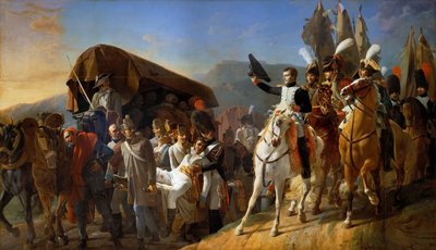 Napoleon Brengt Hulde aan de Moed van de Gewonden door Jean Baptiste Debret