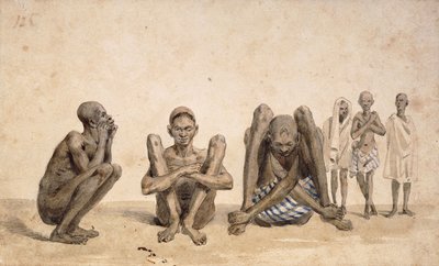 Slaven van Rio Janeiro, ca. 1825-6 door Jean Baptiste Debret