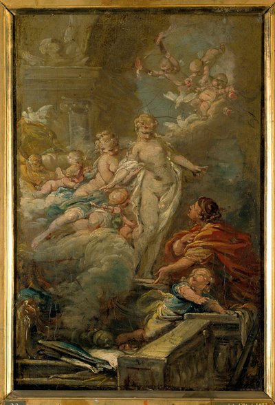 Pygmalion en Galatea door Jean Baptiste Deshays