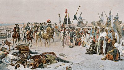 Bonaparte in Egypte door Jean Baptiste Edouard Detaille