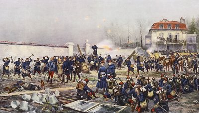 De verdediging van Champigny door Jean Baptiste Edouard Detaille