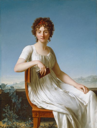 Portret van Constance Pipelet door Jean Baptiste Francois Desoria