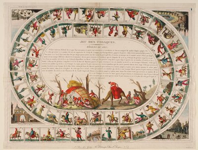 Kozakken spel, 1815 door Jean Baptiste Genty