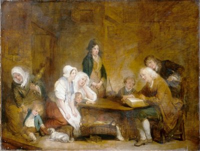 Familie Aanbidding, c.1800 door Jean Baptiste Greuze