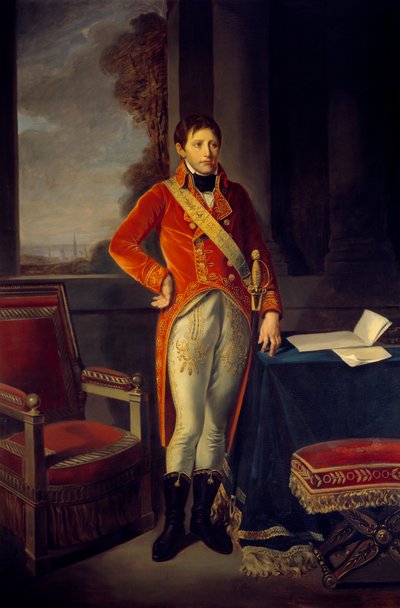Portret van Bonaparte als eerste consul (1769-1821) door Jean Baptiste Greuze