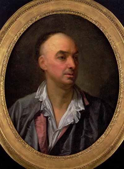 Portret van Denis Diderot door Jean Baptiste Greuze